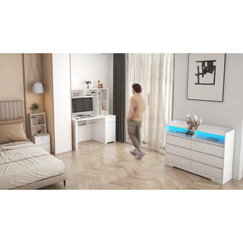 Computer Desk with Hutch & Bookshelf