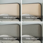 Upholstered Platform Bed with 4 Storage Drawers