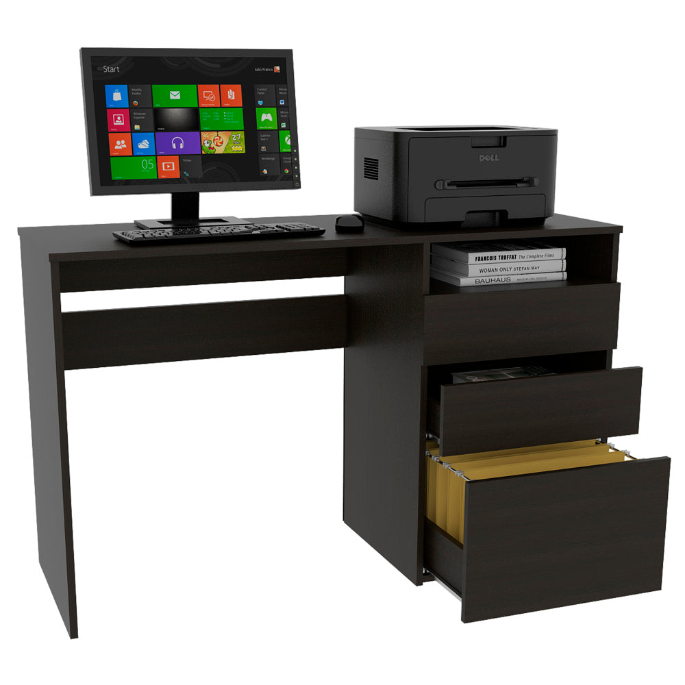 Louisiana Writing Computer Desk with 3 Storage