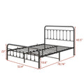 Victorian Metal Platform Bed Frame