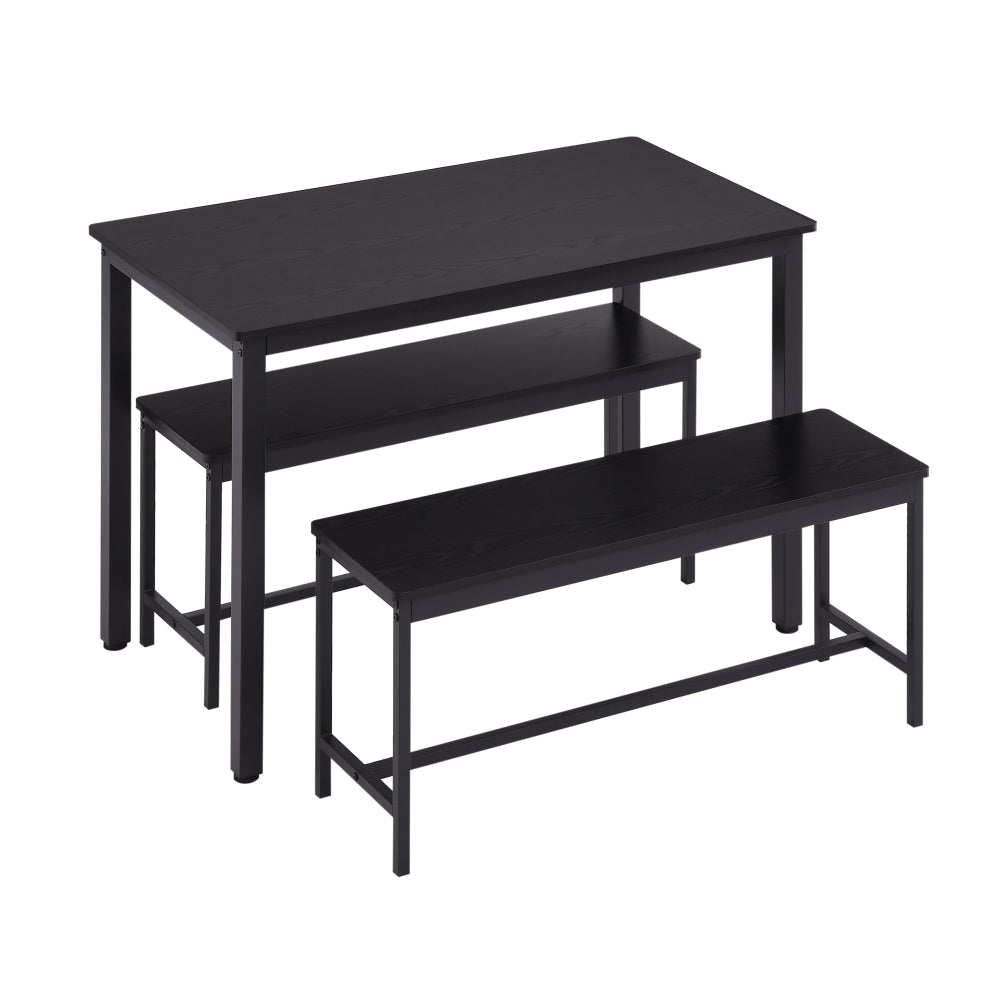43.3" Industrial Dining Table Set for 4