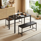 43.3" Industrial Dining Table Set for 4