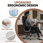 Executive High-Back PU Leather Office Chair