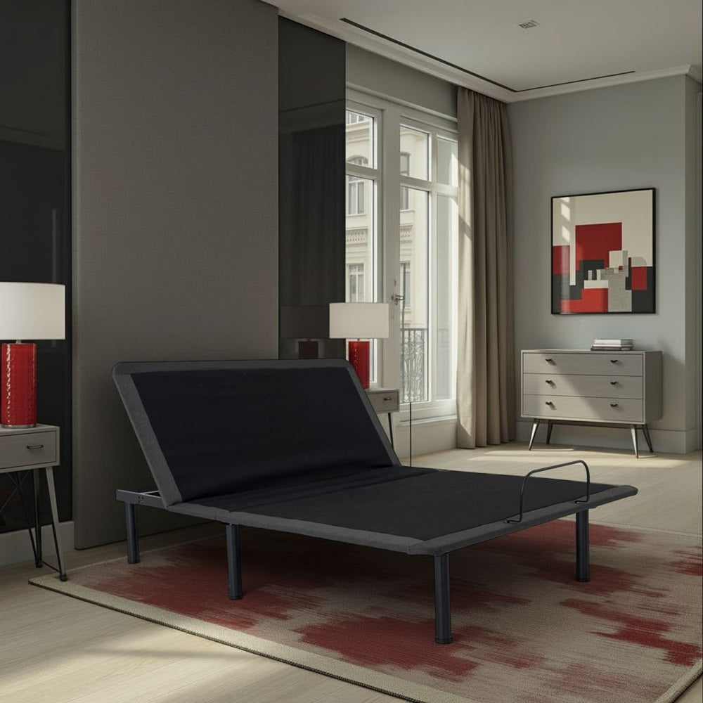 Queen Size Adjustable Bed Base with Voice Control