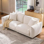 87.4" Sherpa Cloud 3-Seater Loveseat Sofa