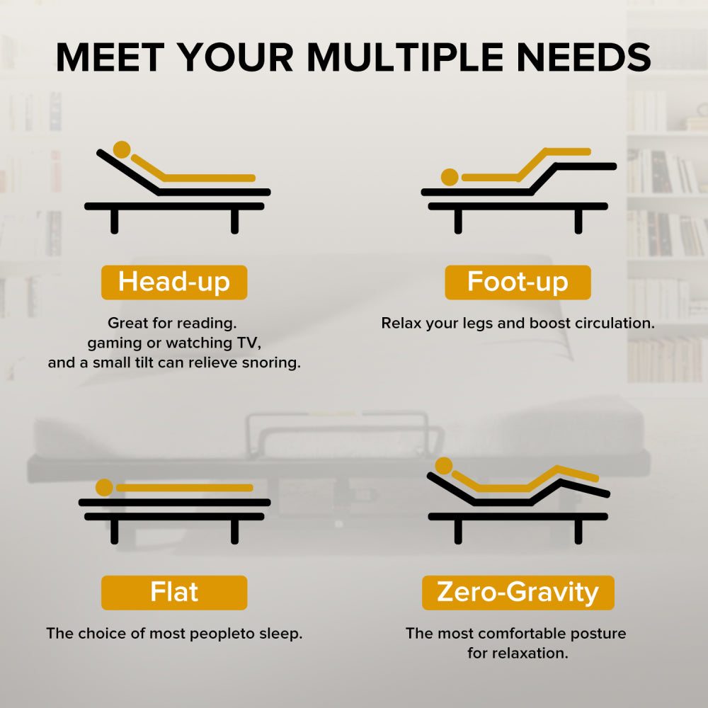 Queen Size Adjustable Bed Base