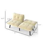 63" Convertible Folding Sofa Bed