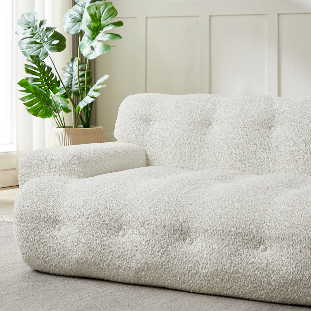 87.4" Cloud Series 3-Seat Minimalist