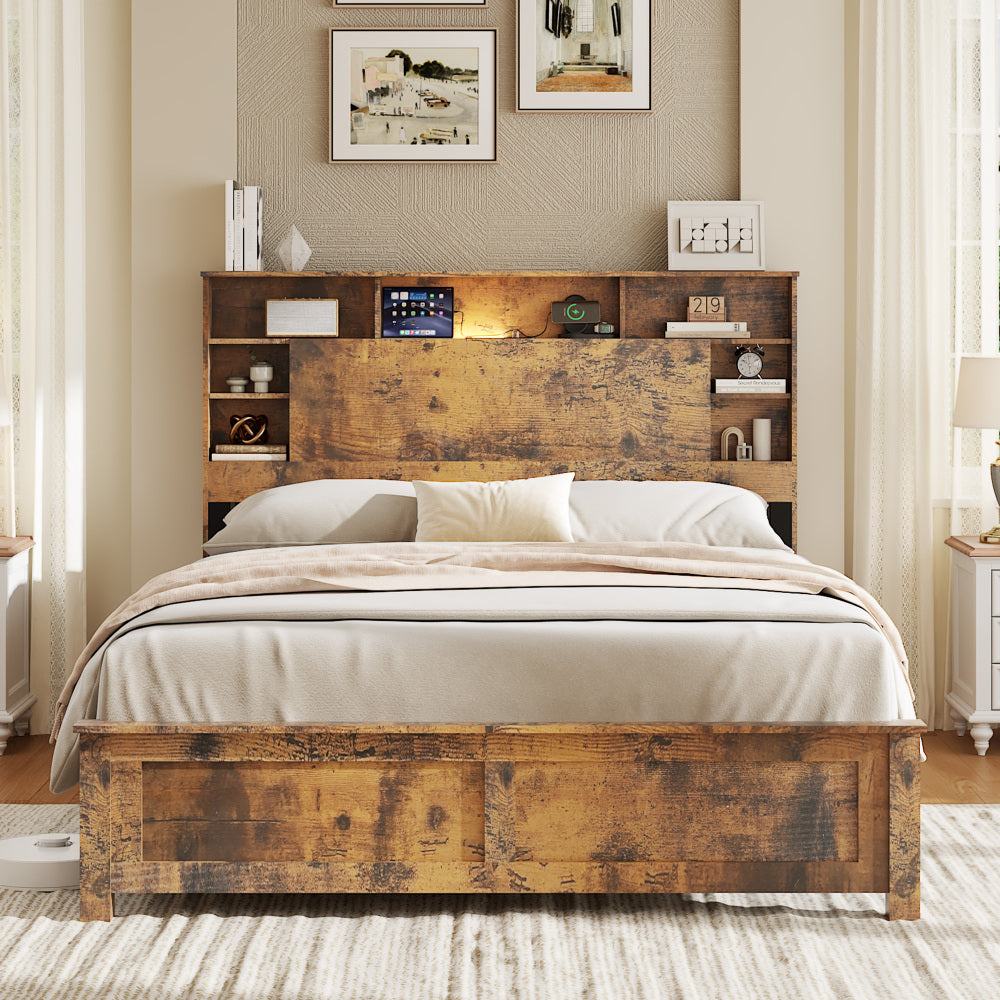 Wood Platform Bed