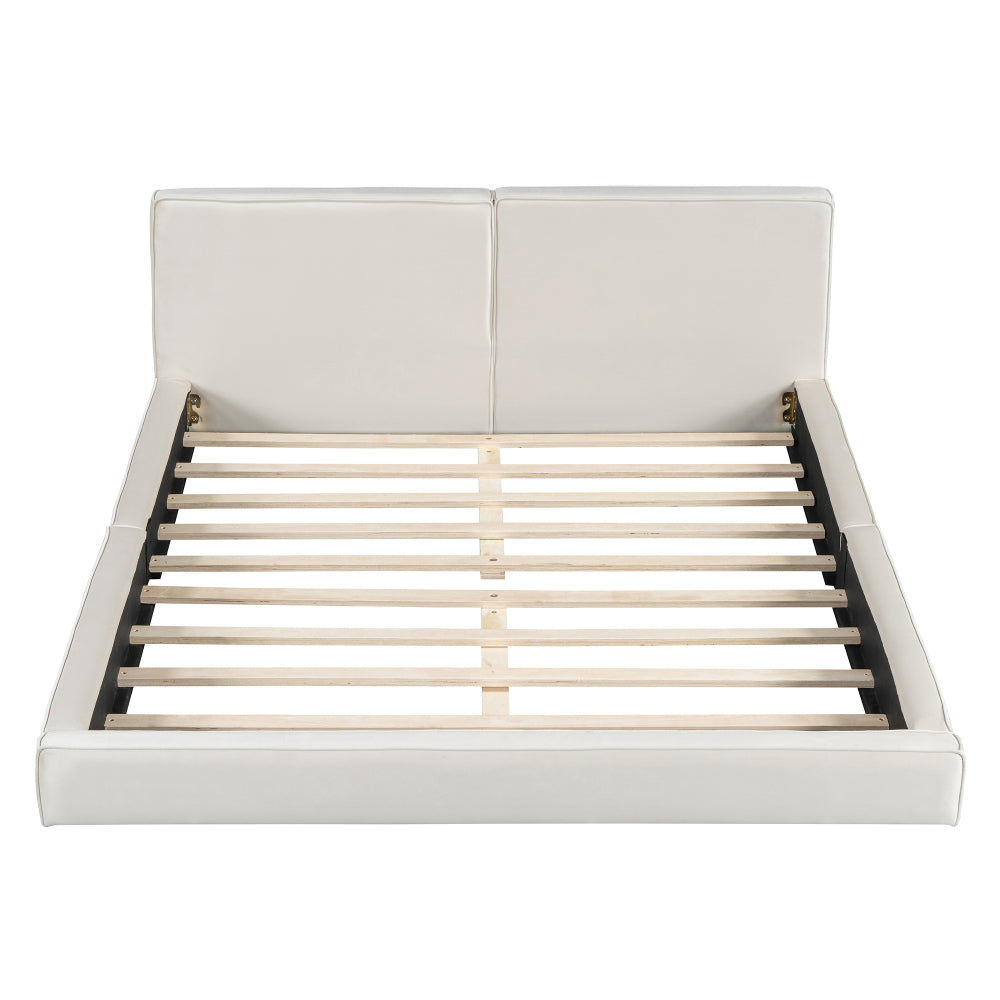 Velvet Upholstered Platform Bed