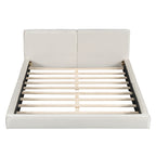 Velvet Upholstered Platform Bed