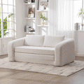 71" 2-in-1 Pull Out Foldable Loveseat Sofa Bed