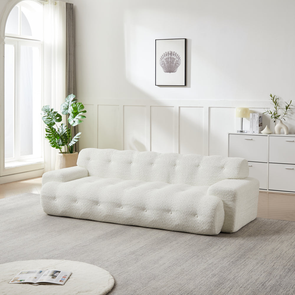 87.4" Cloud Series 3-Seat Minimalist