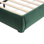 Boucle Upholstered Platform Bed