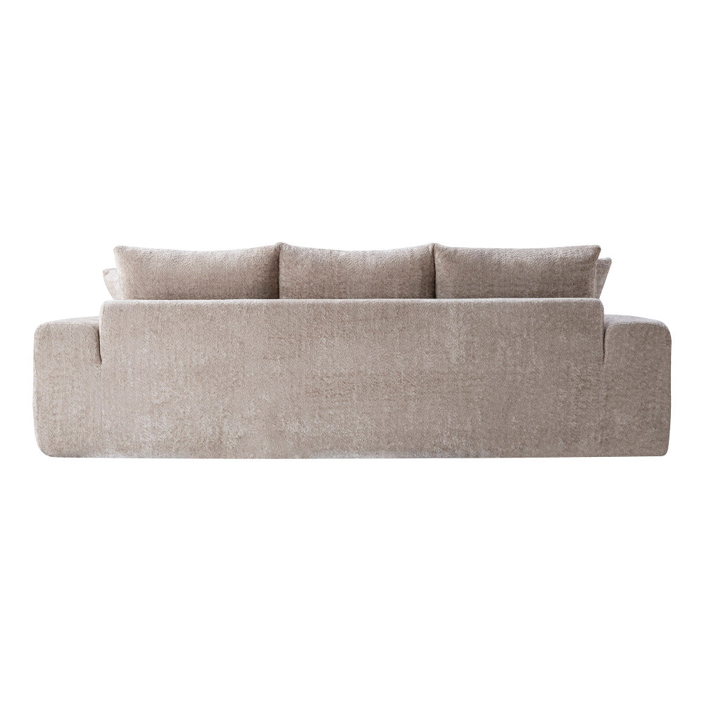 100" Extra Large Curved Front Sofa