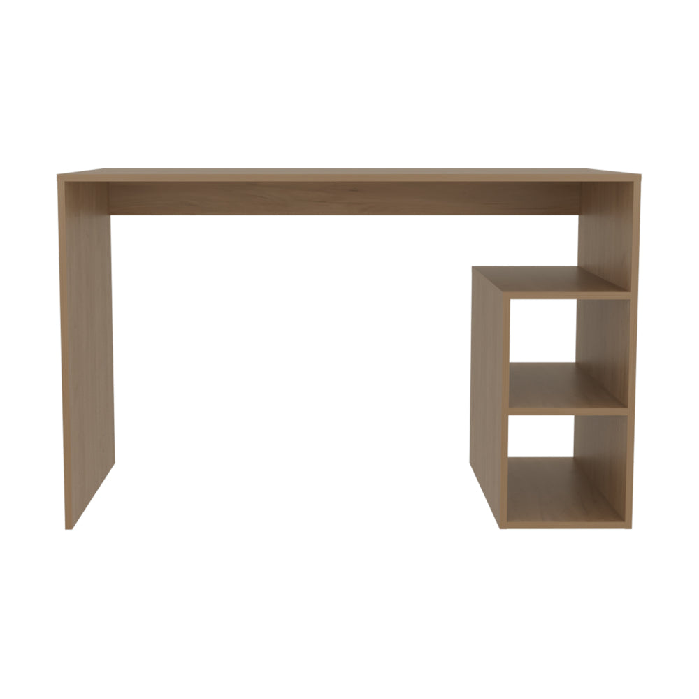 47" Modern Writing Desk with 4 Built-In Storage