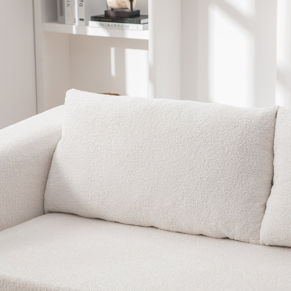 71" 2-in-1 Pull Out Foldable Loveseat Sofa Bed