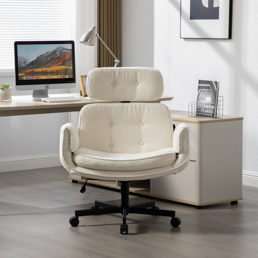 Criss Cross Wide-Seat Lounge Office Chair