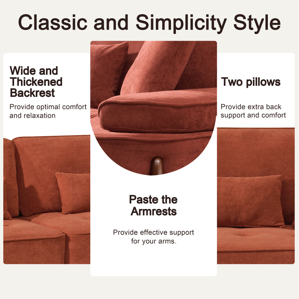 103" Deep Seat 3-Seater Sofa