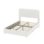 Boucle Platform Bed