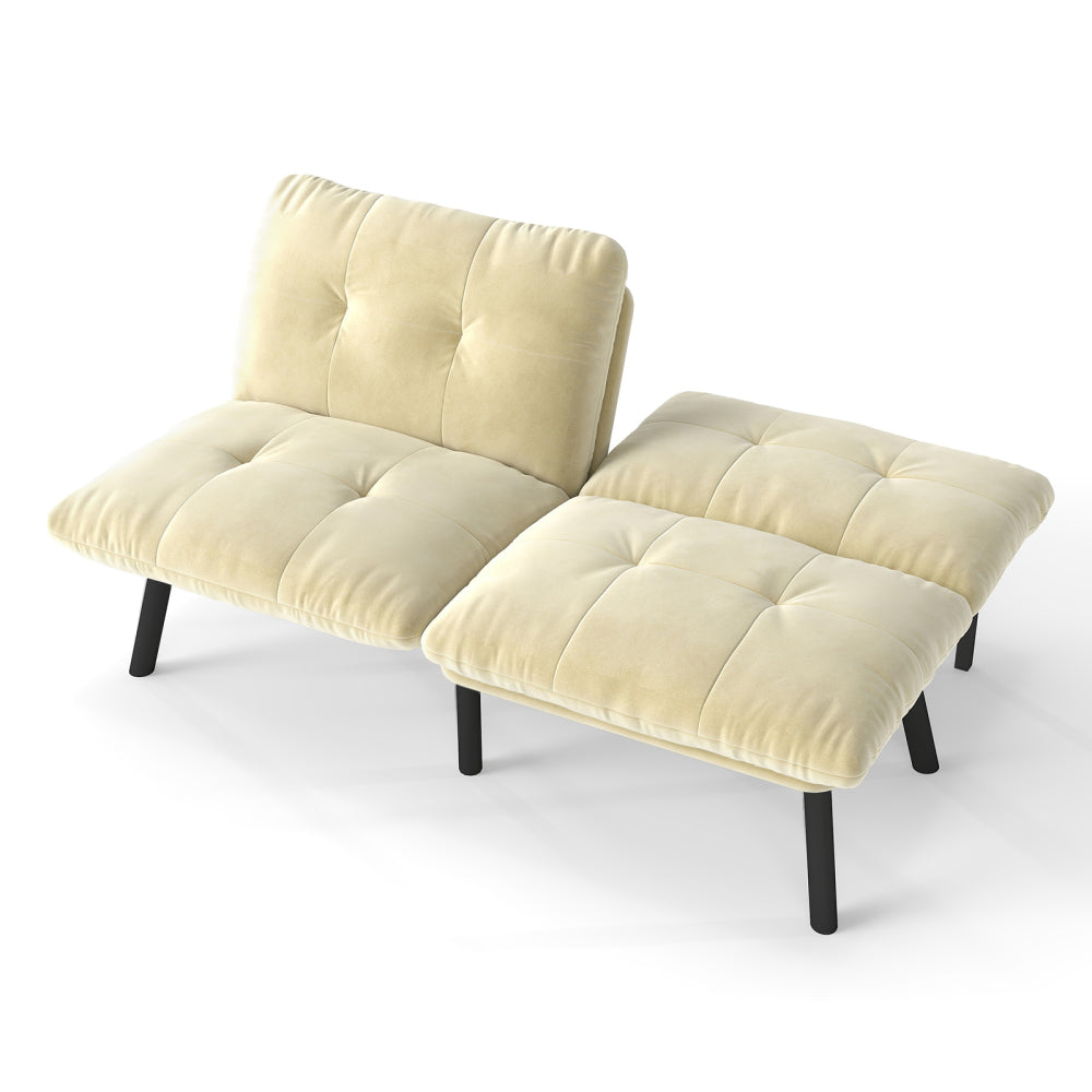 63" Convertible Folding Sofa Bed