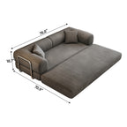 78.8" Convertible Floor Sofa Bed