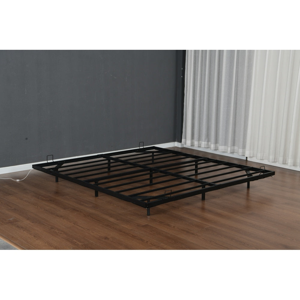 Floating Metal Platform Bed