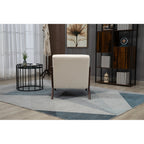 Mid Century Modern Accent Chair with Wood Frame