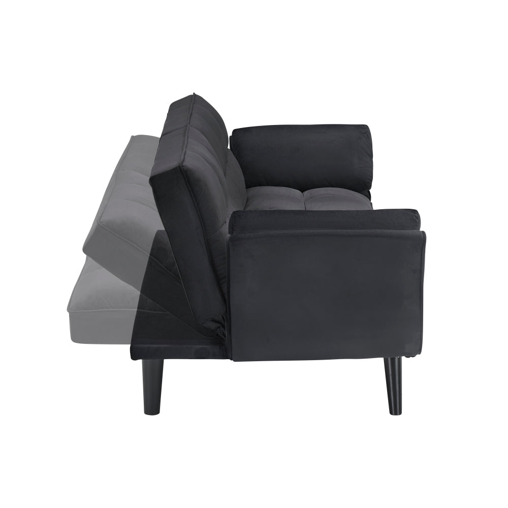74" 2-Seat Convertible Sofa Bed