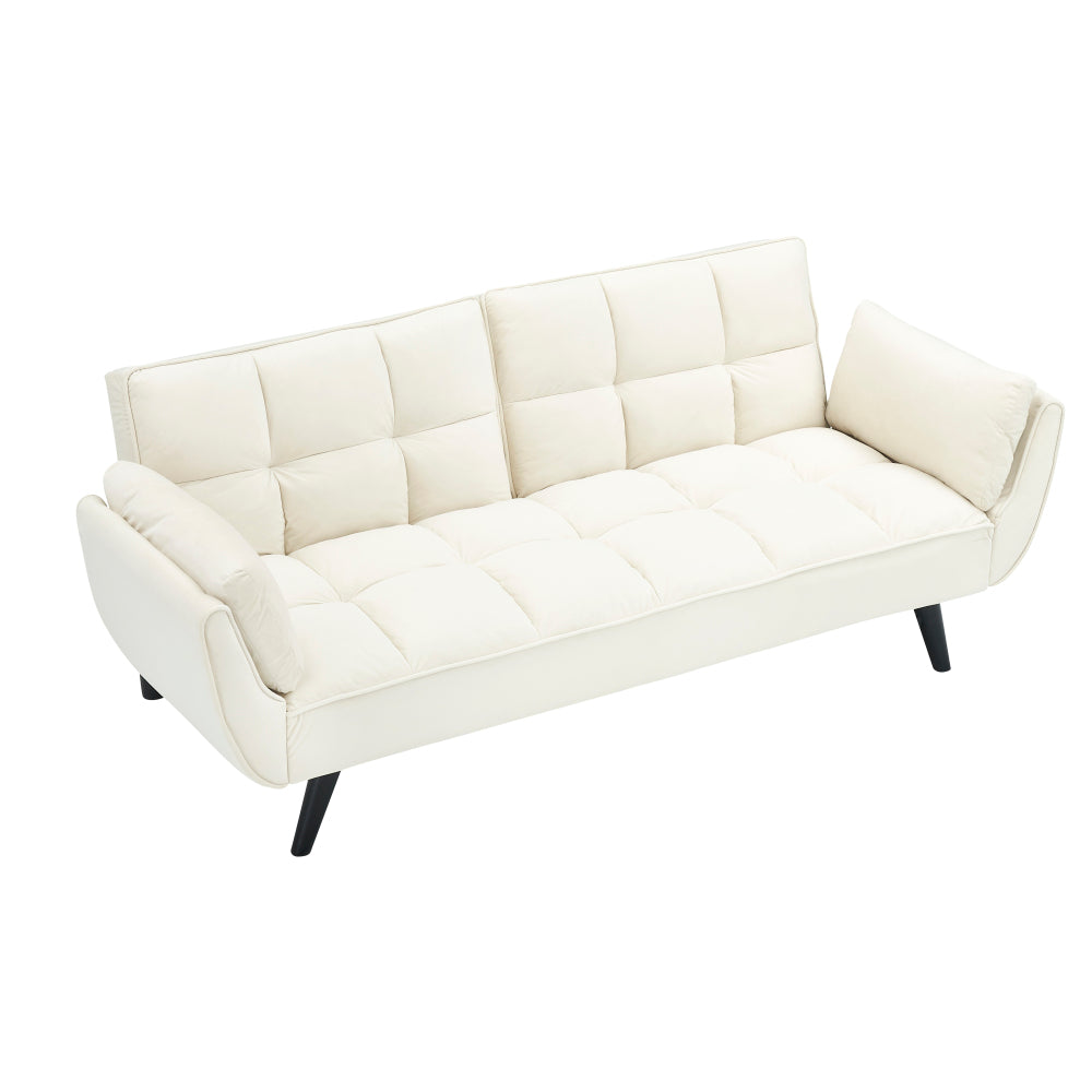 74" 2-Seat Convertible Sofa Bed