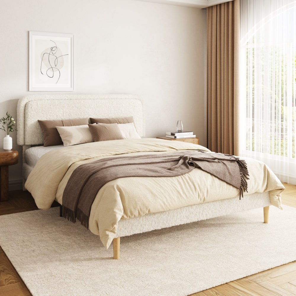 Teddy Bear Plush Platform Bed