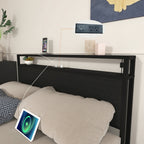 Metal Platform Bed with 4 Storage Drawers