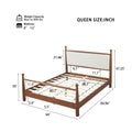 Solid Poplar & Plywood Platform Bed