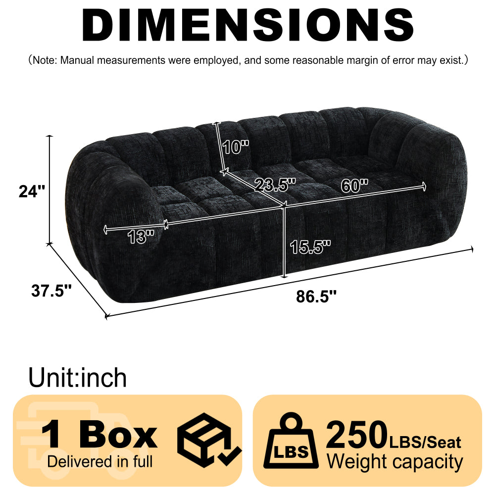 Modern Quilted Cloud Sofa