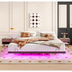 Floating Metal Platform Bed
