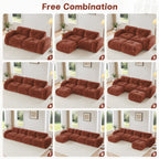 2-Piece Modular Cloud Sofa Set