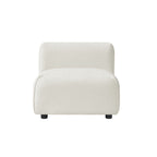 Modern Curved Upholstered Accent Chair