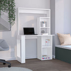 38.8" Modern Computer Desk with Hutch & Multiple