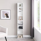 8-layer adjustable shelf ultra-thin bookshelf