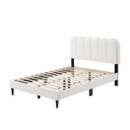 Boucle Platform Bed