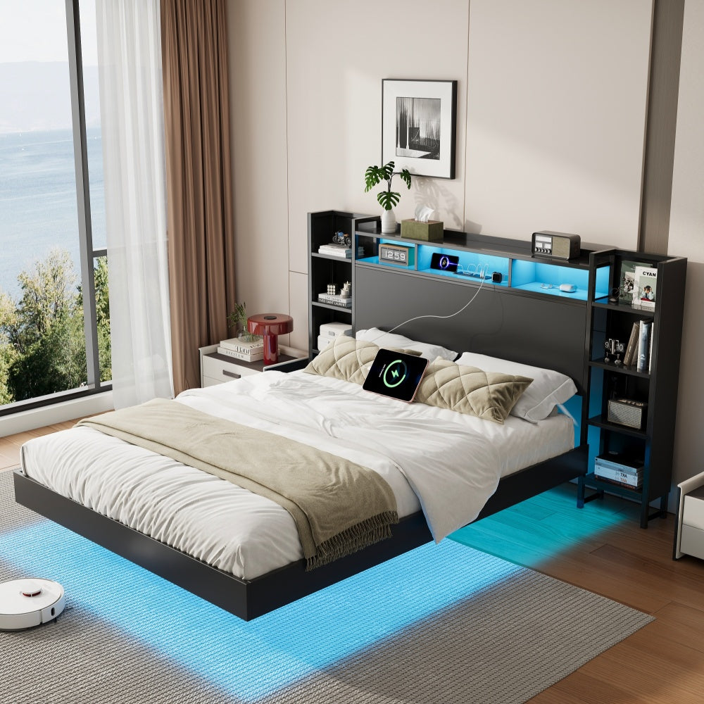 Floating Platform Bed