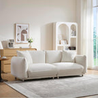87.4" Sherpa Cloud 3-Seater Loveseat Sofa