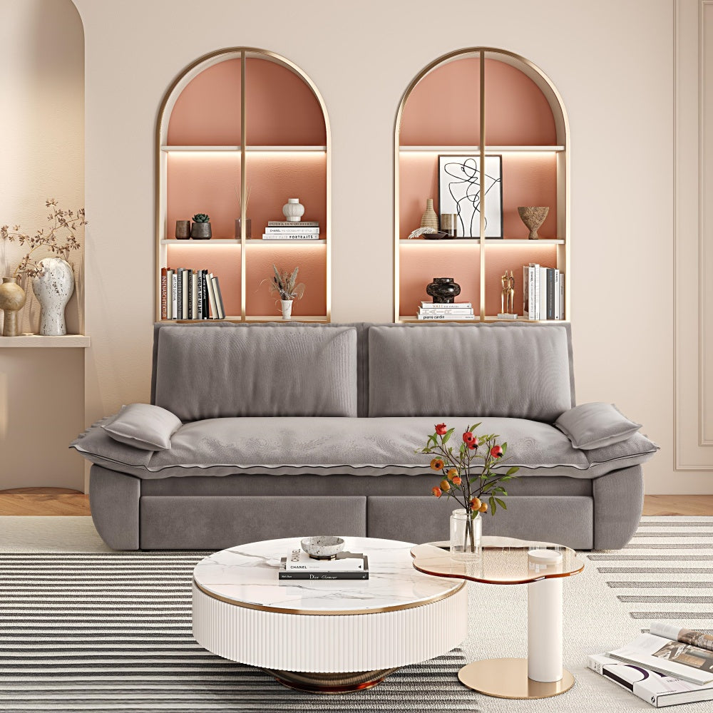 73.2" Queen Pull-Out Sofa Bed