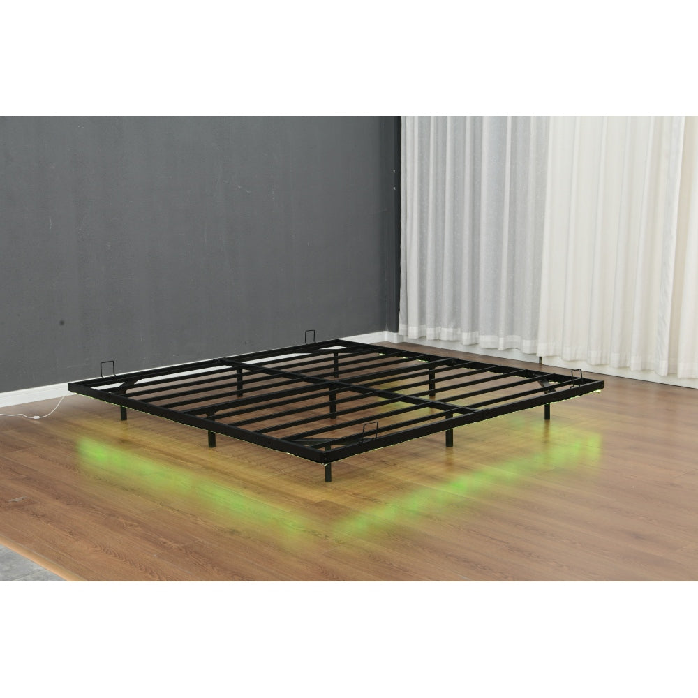 Floating Metal Platform Bed
