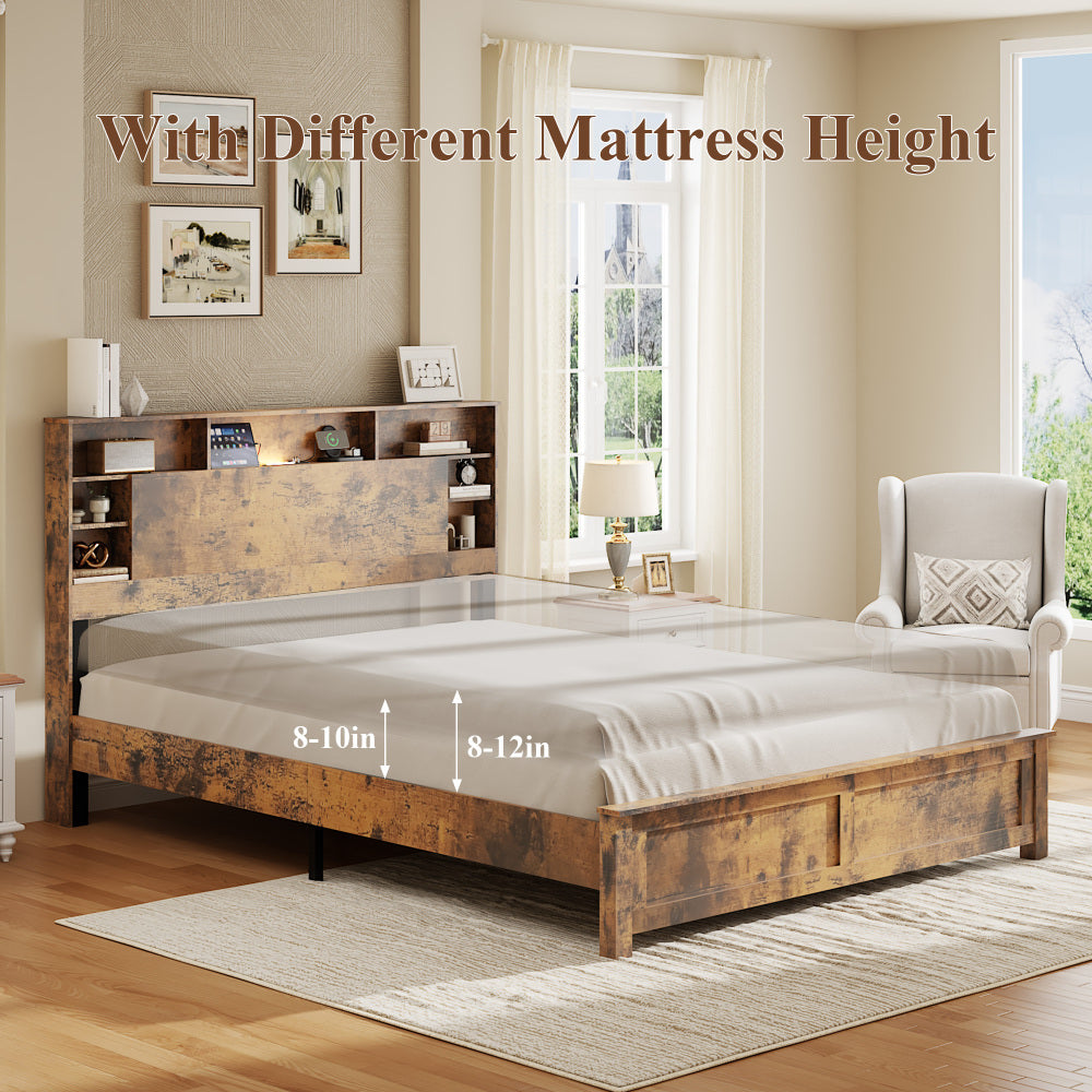 Wood Platform Bed