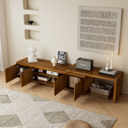 63" Mid-Century Modern Extendable TV Stand