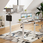 STARY Electric Standing Desk Adjustable Height Sit Stand Home Office Desk with Splice Board