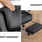 Garrison Executive High-Back Leather Chair