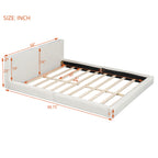 Velvet Upholstered Platform Bed
