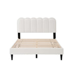 Boucle Platform Bed